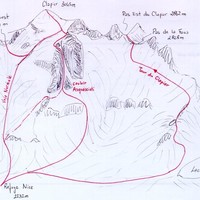 Mont Clapier: couloir Asquasciati