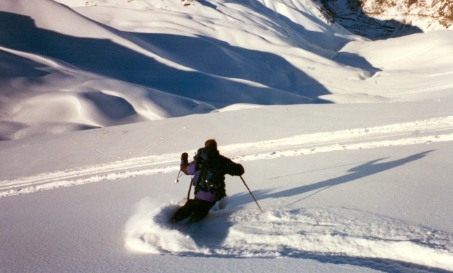 Sous le sommet des Aiguillettes de Vaujany