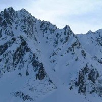Pointe de l'Aup du Pont: Face Nord-Ouest.