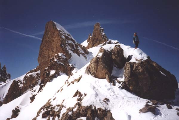 Pic Est de la Font Sancte: couloir en 'S'