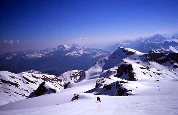 Telemark sur le glacier du Ténéhet bis, Wildhorn
