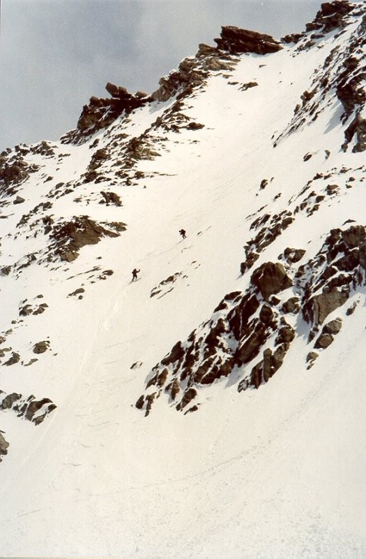 Couloir terminal des douves blanches