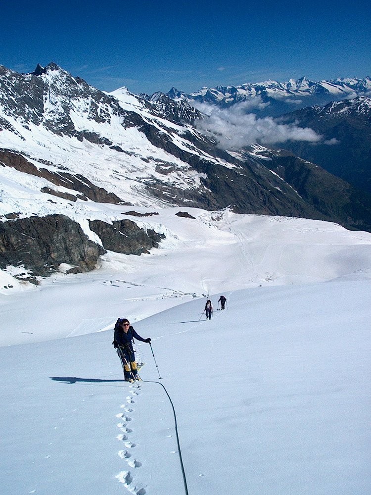 Allalinhorn, face N