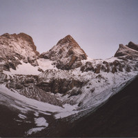 Les 3 aiguilles d'Arves au petit matin