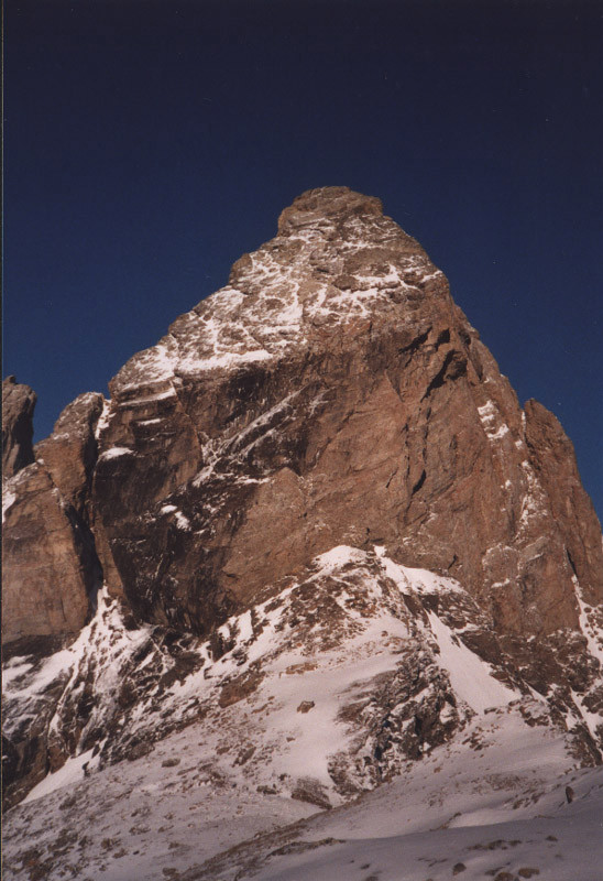 Aiguille Septentrionale d'Arves - face Est - corne Nord