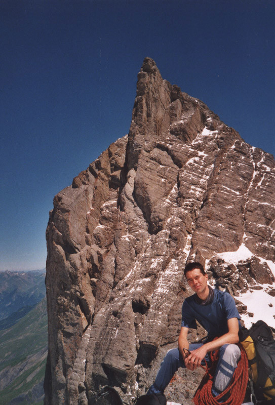 Aiguille Septentrionale d'Arves - face Sud - corne Sud