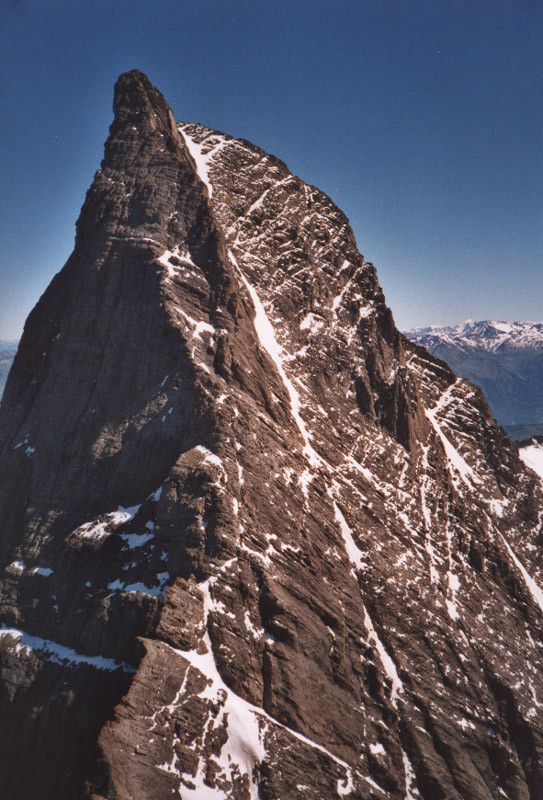 Aiguille Centrale d'Arves - face Sud-Est