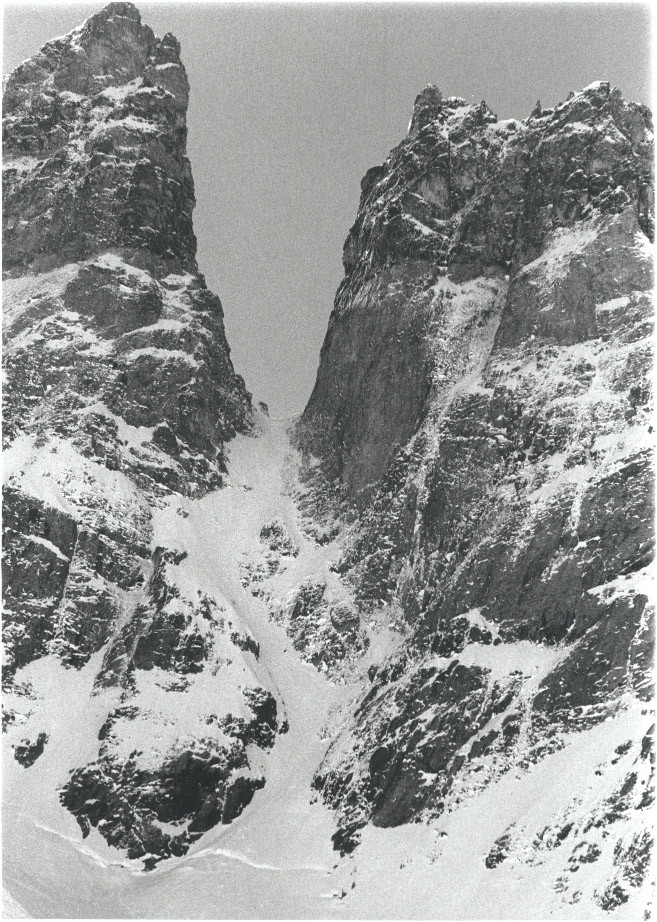 Le Coup de Sabre du glacier Noir
