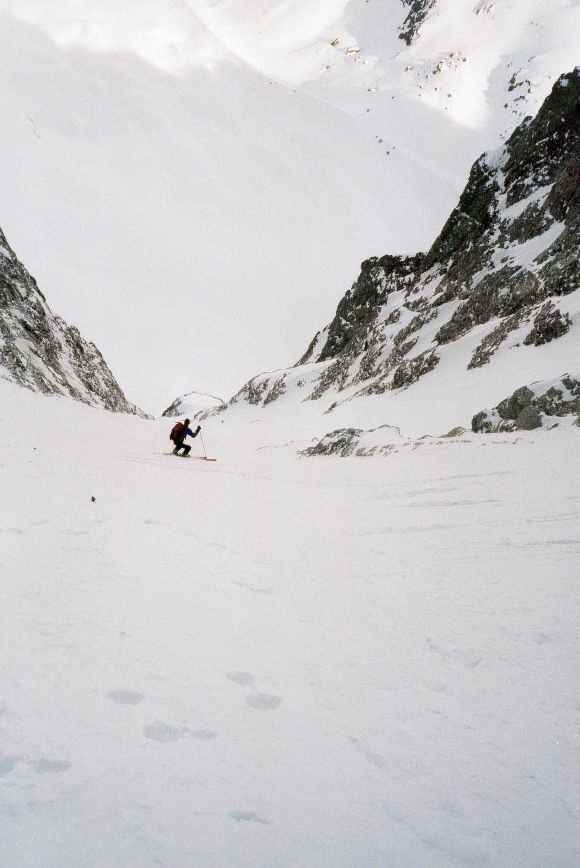 Le couloir Mayer-Dibona vu d'en haut