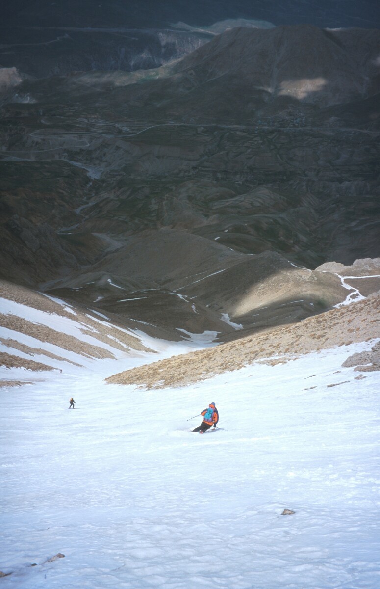 Un des nombreux couloirs de la vallée de Ziyar