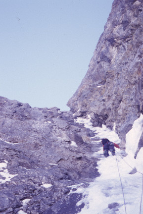 Petit Grépillon, goulotte Nord Est