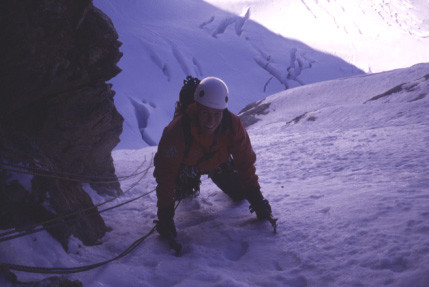 Petit Grépillon, goulotte Nord-Est