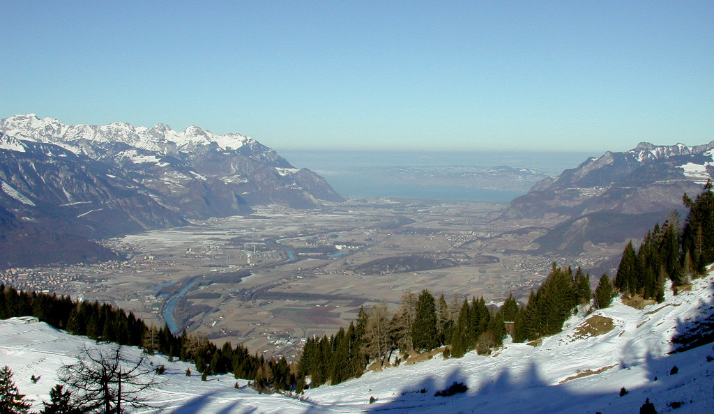 Plaine du Rhône et le lac Léman