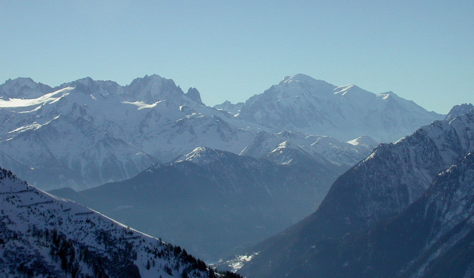 Mont Blanc depuis Croix de Javerne