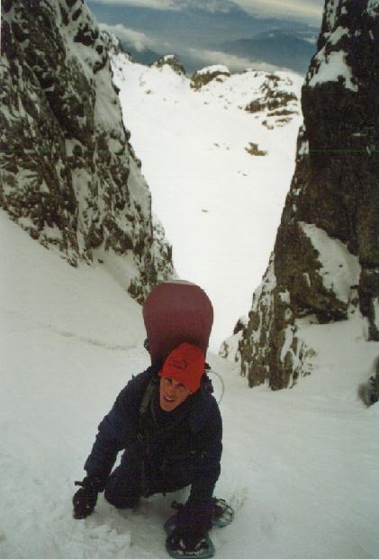dans le couloir qui sort pas au dessus des lacs roberts