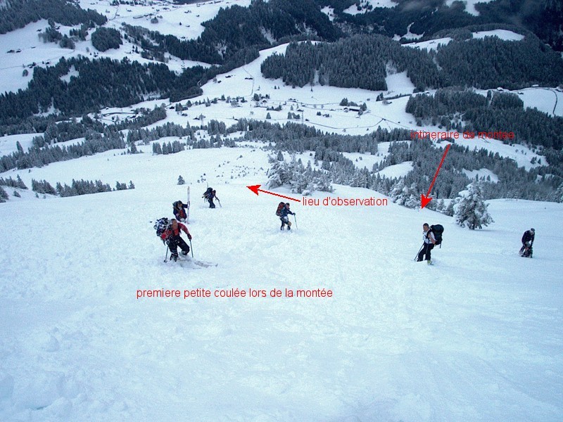 avalanche au mont d'Or du 2 mars 2002