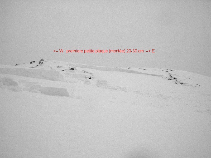 avalanches au mont d'Or du 2 mars 2002