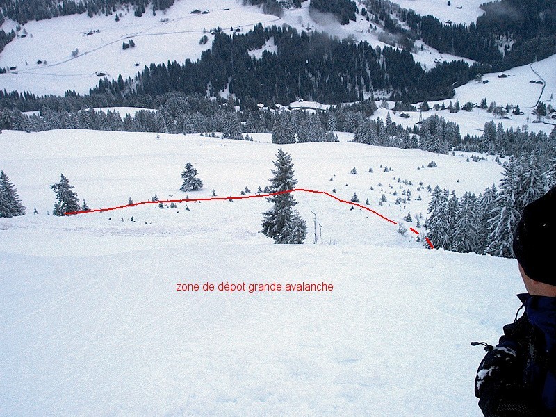 avalanches au mont d'Or du 2 mars 2002