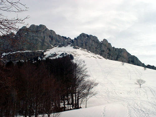 Vue du Col de la Ruchère, sur la cheminée