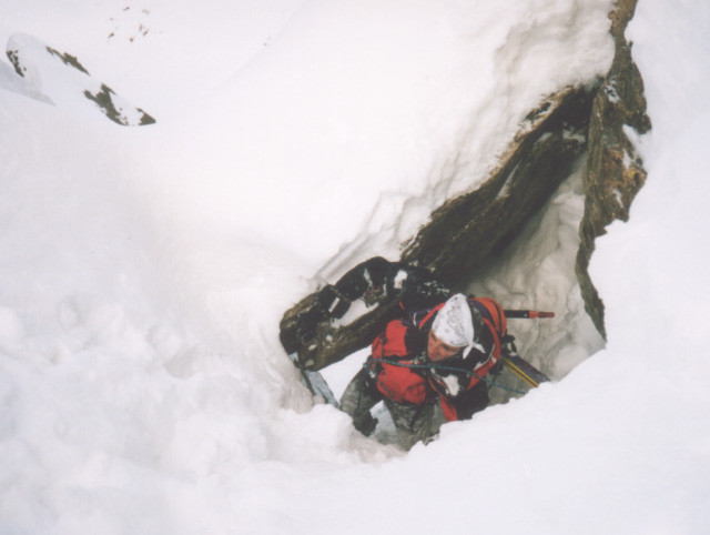 tunnel juste sous le col du Plat
