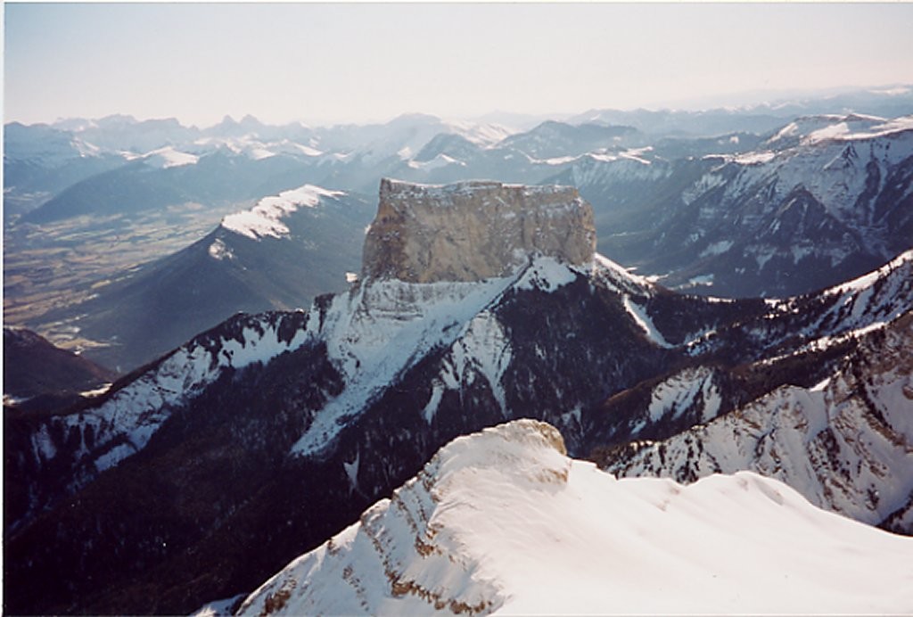 Mont Aiguille depuis le Grand Veymont
