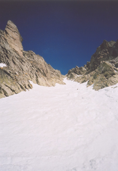Le couloir Ouest du Mont Bégo