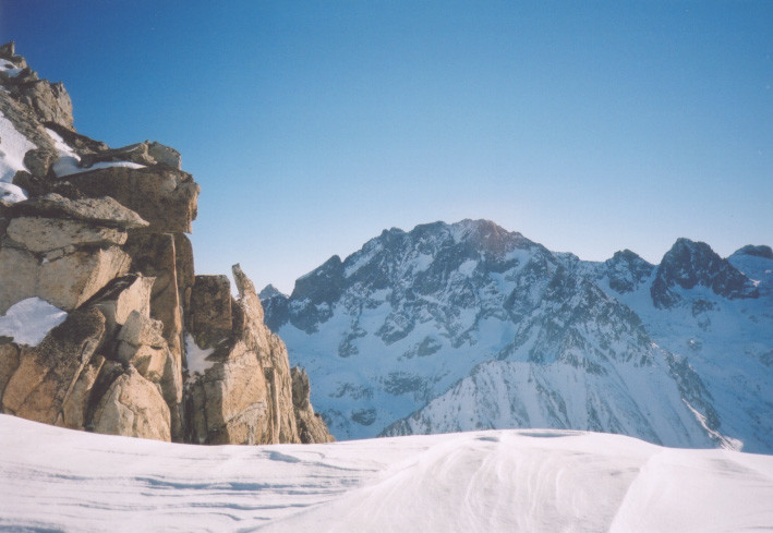 Le Corno Stella, l'Argentera et la Cima Nasta