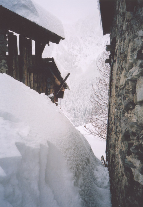 Quantité de neige a San Bernolfo, 1700m