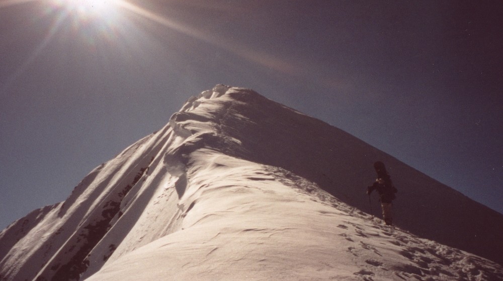 Arete somitale du Mont Charvin