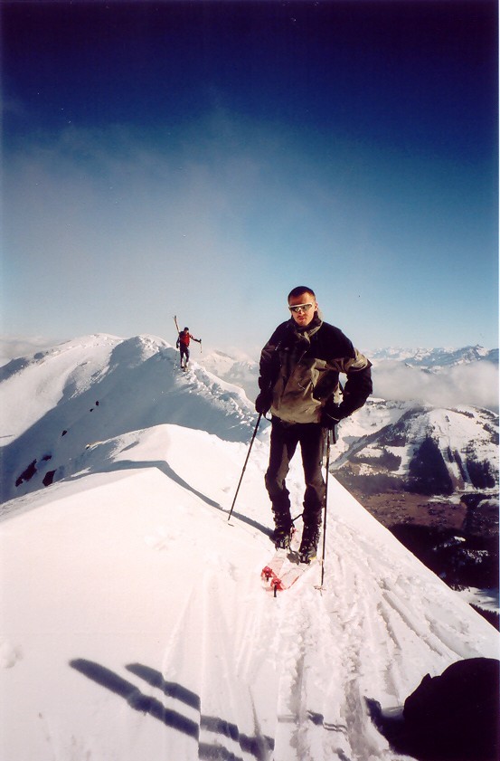 Sommet du Mont de Grange (2432m) arête sommitale