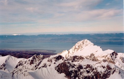 Dent d'Oche depuis Les Cornettes de Bise Dent d'Oche depuis Les Cornettes de Bise