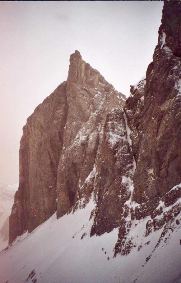 Traversée sous les aiguilles.