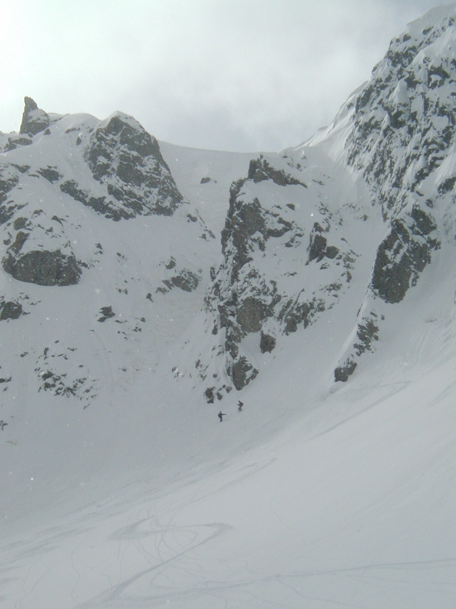 Couloir N de l'aiguille inférieure de la Floria
