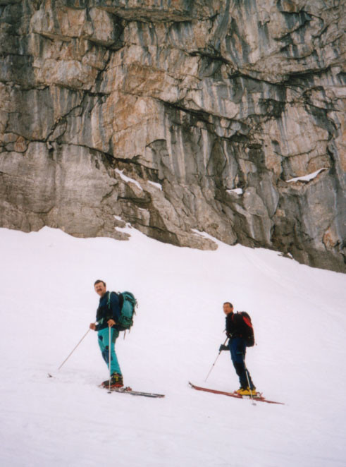 Jean-Marie S. et Gérard R. à la montée au col des Verts