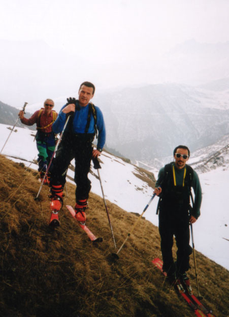 Une belle démonstration de ski de printemps