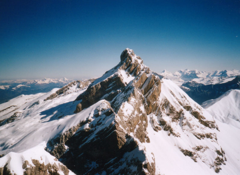 La Pointe Percée et les cheminées de Sallanches