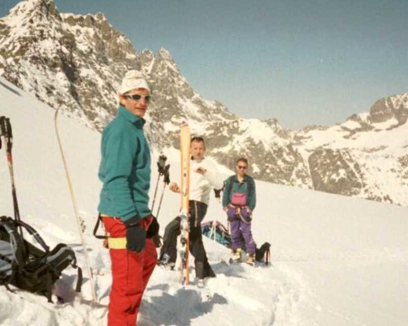 Pause casse-croute au col de la Muande