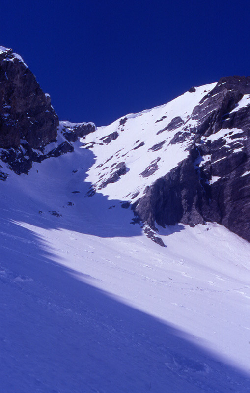 Dent de Barme : couloir E