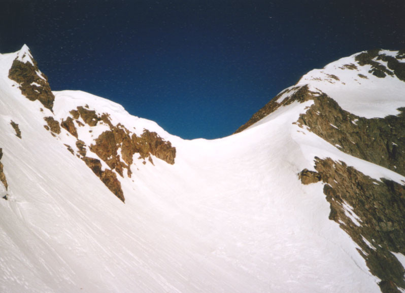 Pente finale du col de Roche Noire