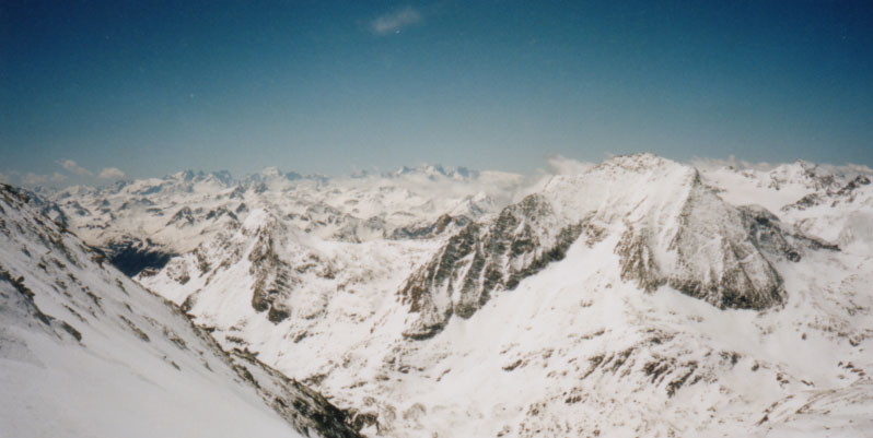 Pointe de l'Echelle, vue depuis le col du Moine
