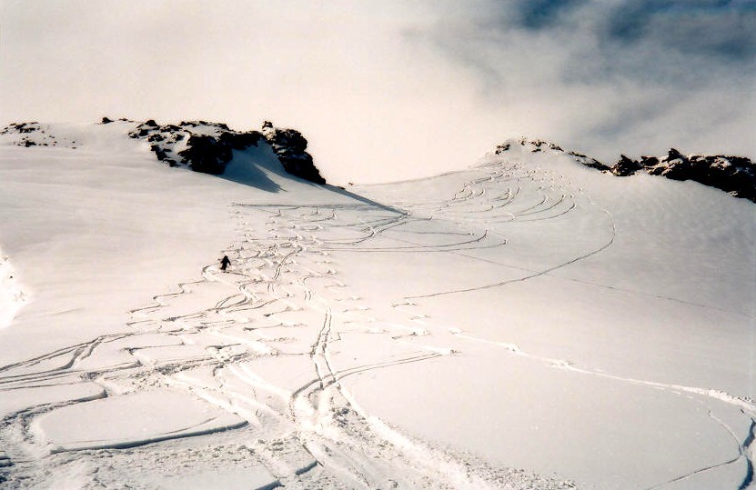 Descente de la Rosablanche