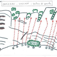 ORPIERRE - Secteur cascade - Partie de gauche