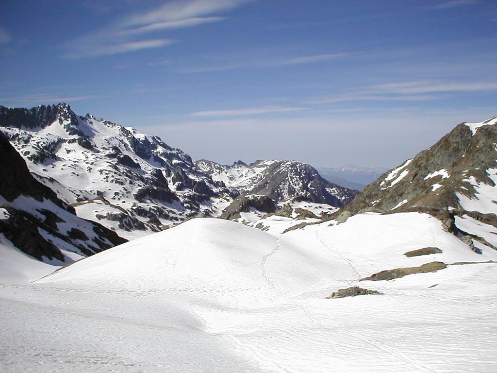 Chamrousse depuis en dessus du col la pra