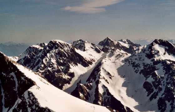 Le bec d'Arguille et le rocher d'Arguille