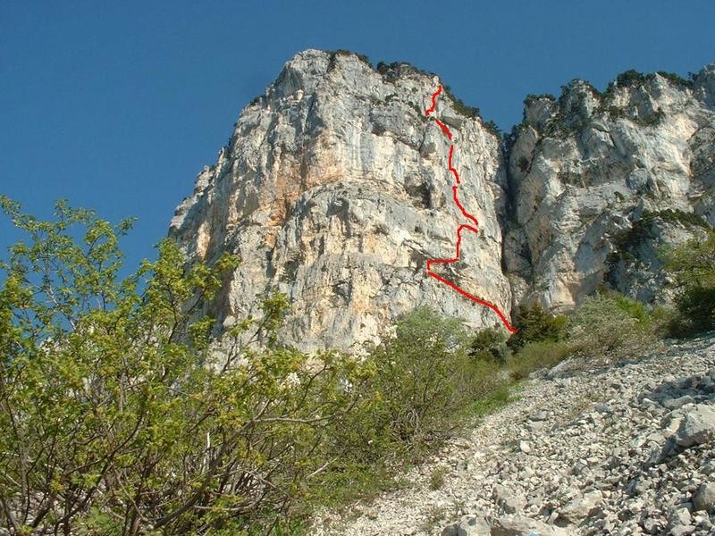 La Rousse - Voie des Grenoblois - Topo
