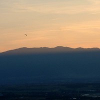 Coucher de soleil depuis le secteur du Canapé (Salève)