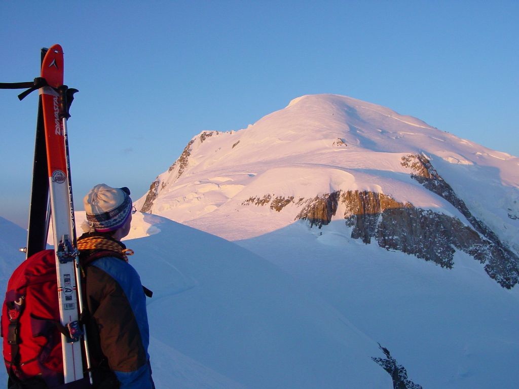 Le Mt-Blanc depuis l'Epaule du Mt Maudit