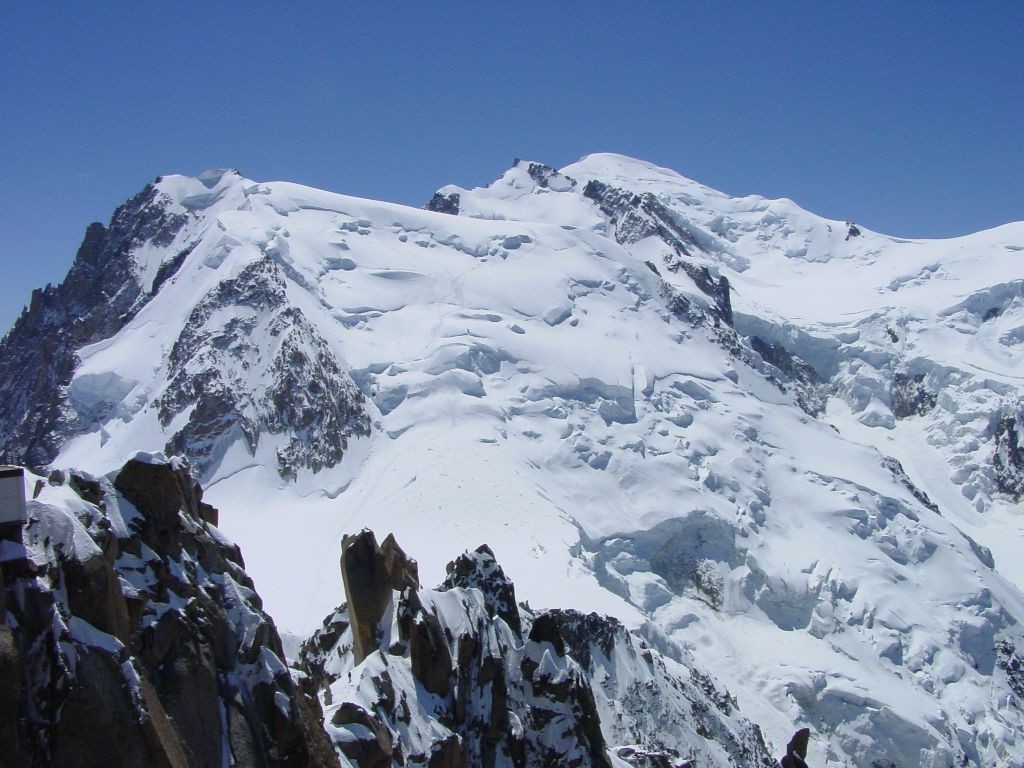 Mt Blanc du Tacul, Mt Maudit et Mt Blanc