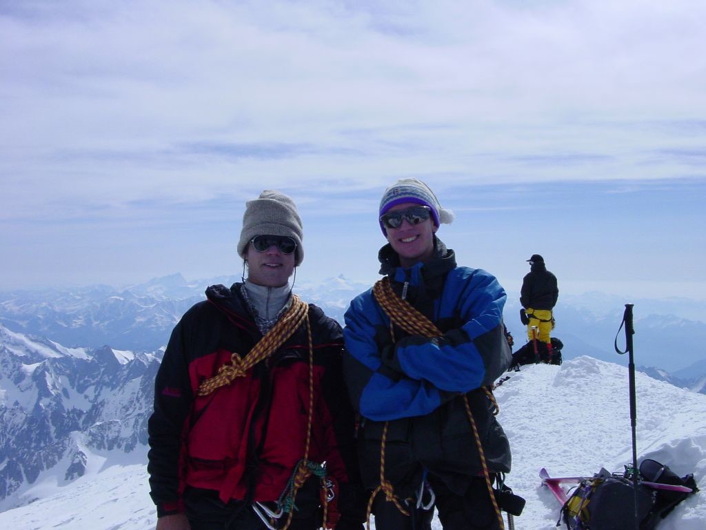 Yannick Bischoff et Emmanuel Belo au sommet