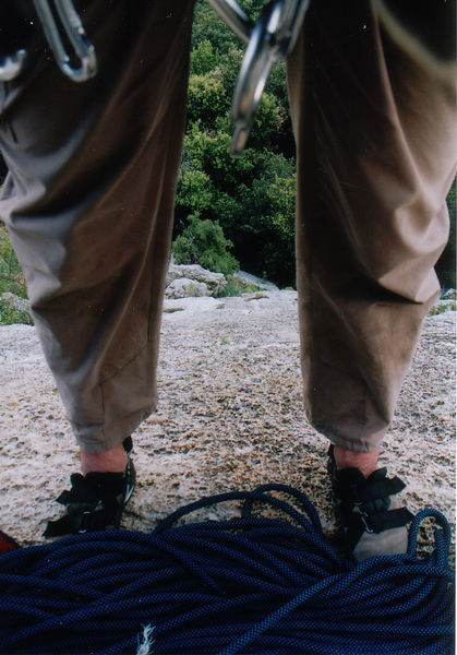Au milieu de "La fin d'une époque" - Rochers d'Agones (Thaurac)